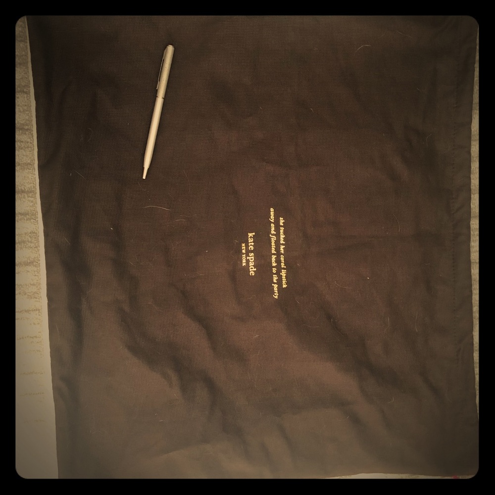 Kate spade bag dust bag